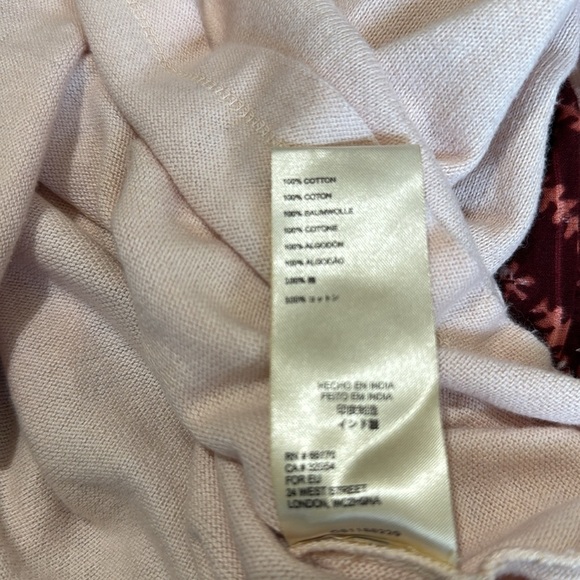 Free People REVOLVE Light Magic Henley Cropped Top in light Pink in Medium - Picture 7 of 7